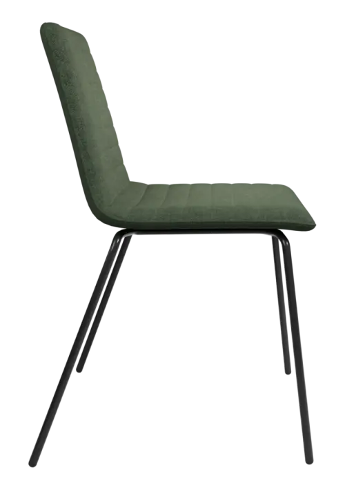 ARCA MEET BLACK, židle konferenční, látka zelená